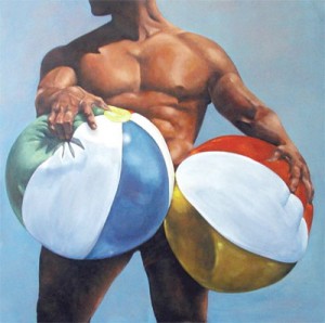 I like to paint my balls to look like beach balls and have them bounced around at concerts.